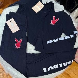 PLAYBOY Missguided 2018 Sealed XS Set NEW Crop Top and Leggings